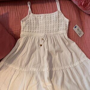 Girls White Seaspice Dress
